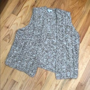 Quilted sweater vest